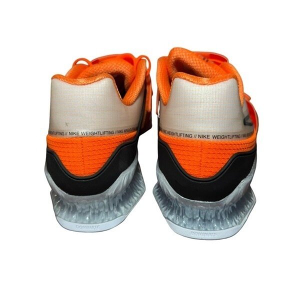 Nike Romaleos 4 Orange Mens Size 12.5 Weightlifting Training Shoes CD3463-801